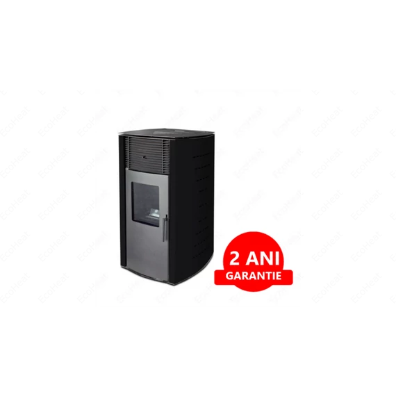 SOBA PE PELEȚI FALCON COMODO TREND P10 CU AER CALD (10 KW - NEGRU)